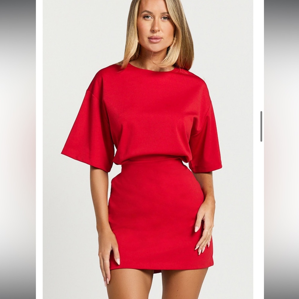 Showpo Vibrant Red Mini Dress